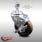 Service Caster 4 Inch SS High Temp Glass Filled Nylon 12mm Threaded Stem Caster with Brake SCC-SSTS20S414-GFNSHT-TLB-M1215 - alternate 2